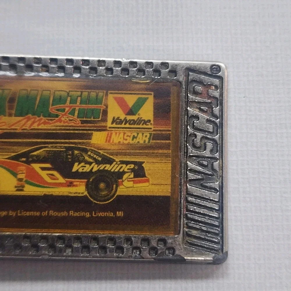 Vintage Mark Martin #6 Nascar Racing Keychain Wincraft Racing Valvoline Racing